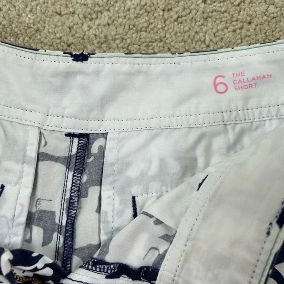 Lilly Pulitzer Callahan Elephant Shorts - Picture 2 of 2